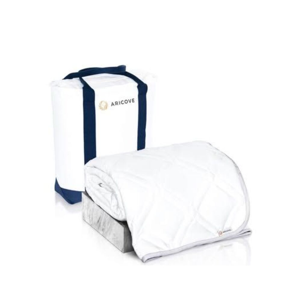 Aricove Cooling Weighted Blanket, 20 lbs, Queen Size for Adults, Luxury Heavy Bl